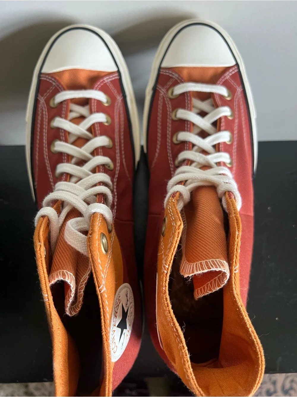 Men's Size 10.5 Converse Chuck 70 Hi Monarch/Rugged Orange/Egret A02552C Sneaker